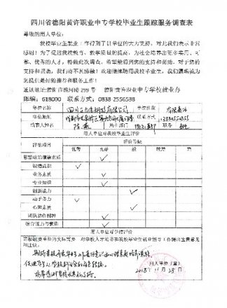 學生實習企業評價 
